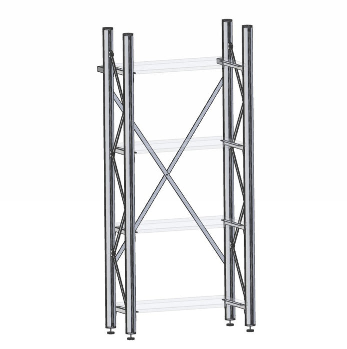 kast basisdl H150 m 4 plankdr set