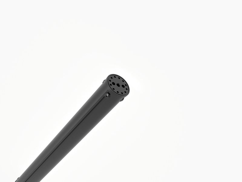 Square tube L=25 cm