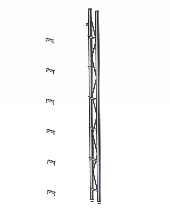 kast aanbouwdl H250 m 6 plankdr set