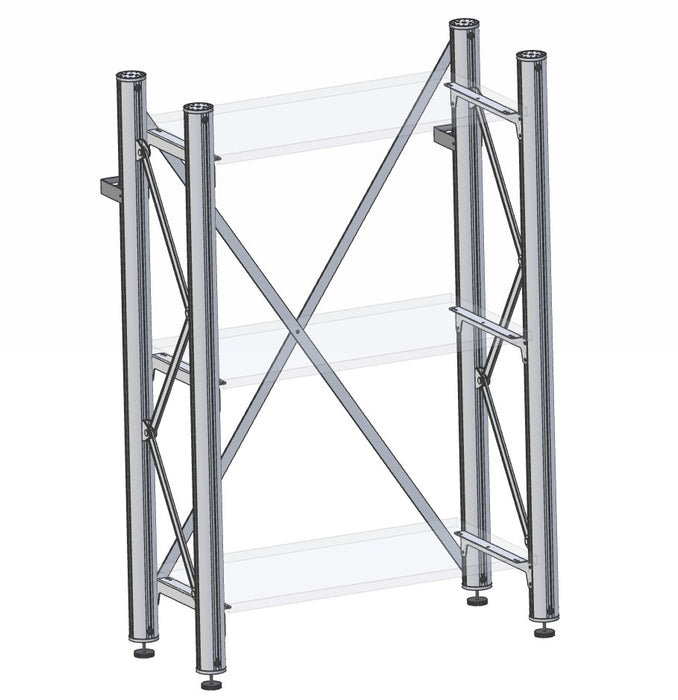 kast basisdl H100 m 3 plankdr set