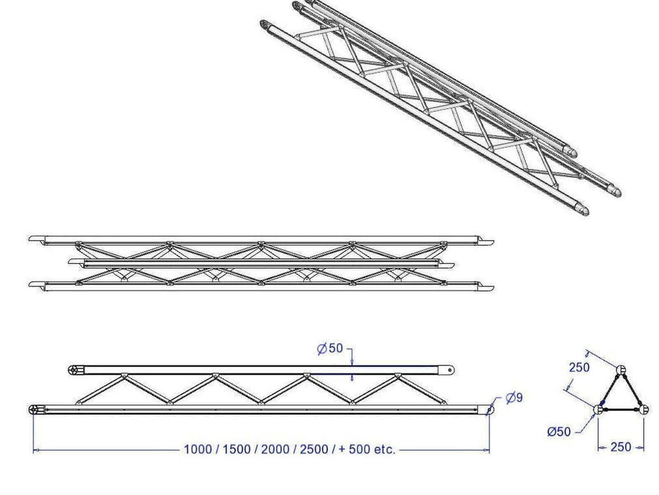 Truzz maten driehoek Apex IN