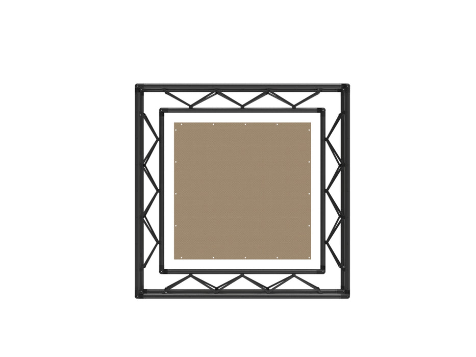 vierkant driehoek 2x2 meter met spanvlak