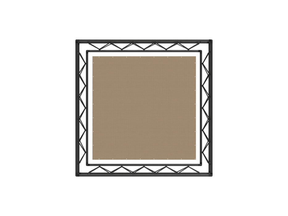 vierkant driehoek 3x3 meter met spanvlak