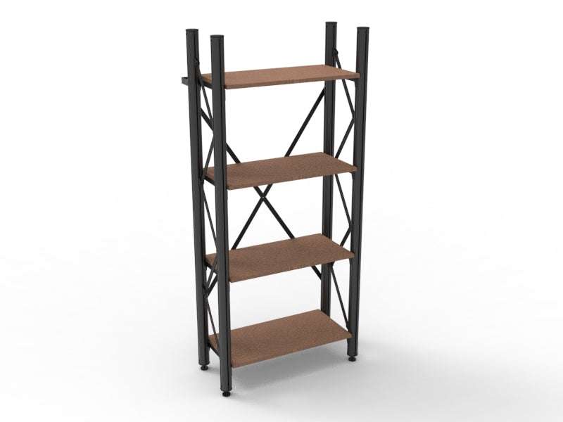 kast basisdl H150 m 4 plankdr set