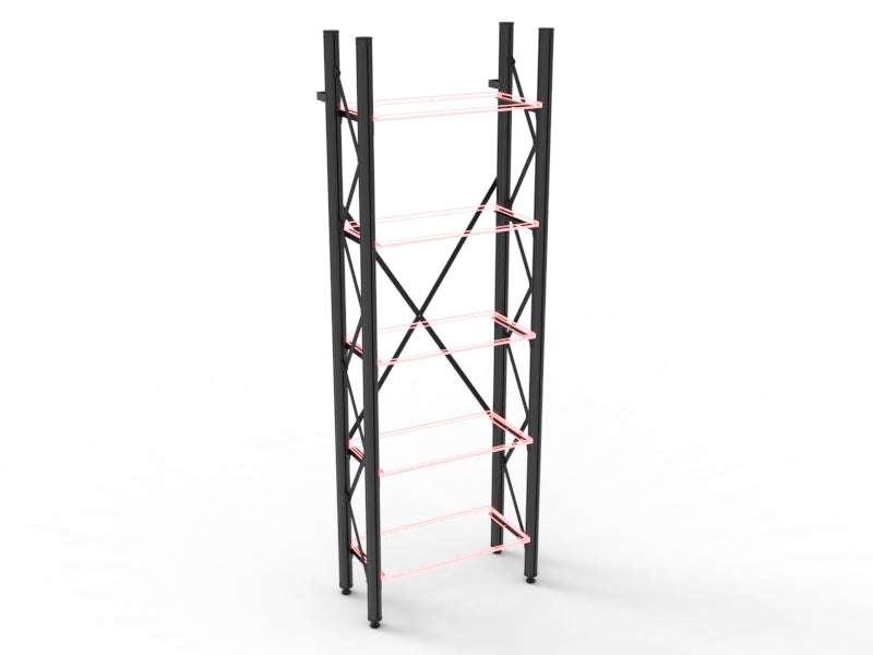 kast basisdl H200 m 5 plankdr set