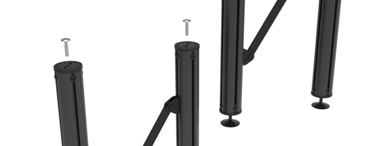 How are the uprights supplied?