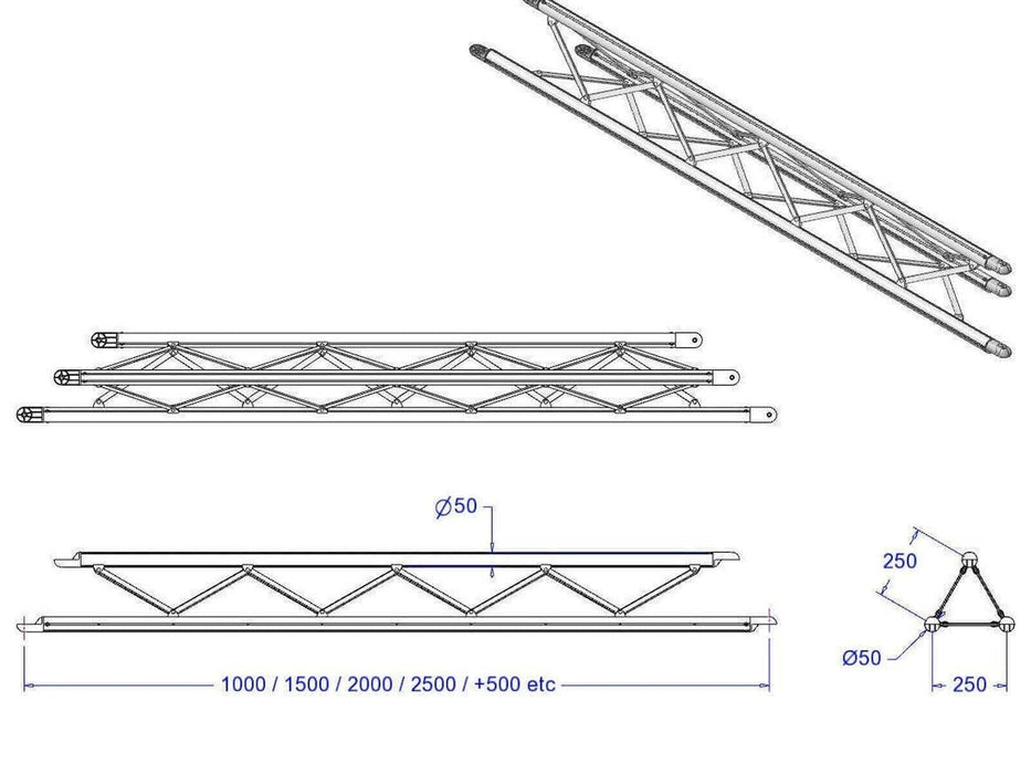 Truzz maten driehoek Apex UP