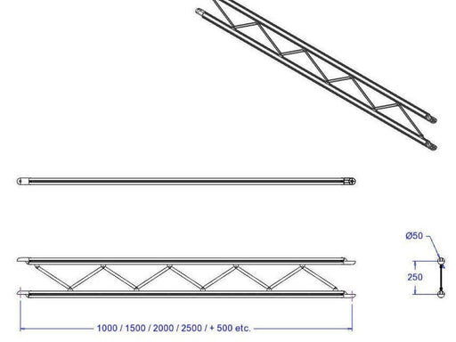 Truzz maten ladder staand